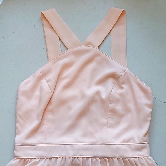 SM NWT Lulu's Air of Romance Peach Maxi Dress - Picture 4 of 12